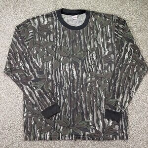 Vintage Liberty Camo Longsleeve Pocket Tee USA Made 90s XL